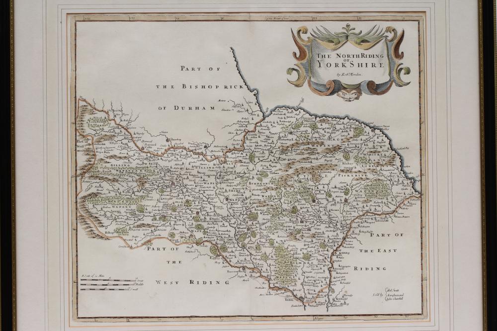 ROBERT MORDEN (1650-1703), The North Riding of Yorkshire, The East Riding of Yorkshire and The - Bild 3 aus 4