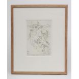 ANTHONY GROSS (1905-1984), "Netherhead Scorned", etching, limited edition 126/270, unsigned, 8 1/