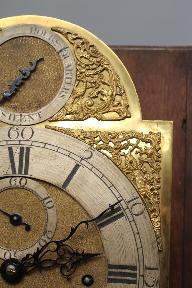 A MAHOGANY LONGCASE CLOCK by Andrew Dickie, Edinburgh, the eight day three train movement with - Image 11 of 14