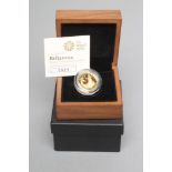 AN ELIZABETH II GOLD 25, 2008, Royal Mint Britannia 1/4ozs proof, No.0923 of 1000, cased and boxed