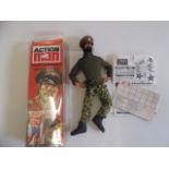 Action Man Talking Commander box, F-G, figure G-E, in working order (Est. plus 21% premium inc.