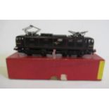 Trix Twin E.M.I. electric locomotive finished in black and lined red, boxed G-E (Est. plus 21%