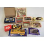 Ten Lledo Days Gone diecast vehicles and a Corgi AA Service Ford Escort van, all items boxed, E (