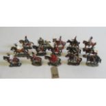 Fifteen Delprado Napoleonic Wars soldiers on horseback, E (Est. plus 21% premium inc. VAT)