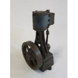 A Stuart No 7A stationary steam engine, 6" x 2" x 3", minor rusting to non-working parts, F (Est.