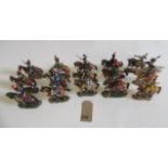 Fifteen Delprado Napoleonic Wars soldiers on horseback, E (Est. plus 21% premium inc. VAT)