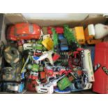 Playworn diecast vehicles by Matchbox, Corgi and others, P (Est. plus 21% premium inc. VAT)