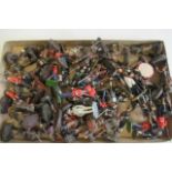 WW2 German soldiers by Elastolin and plastic figures by Britains and others, G (Est. plus 21%