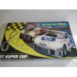 Scalextric GT Super Cup Set with Porsche 911 race cars and track, box G (Est. plus 21% premium