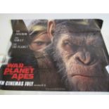 Three Star Treck posters and a "War for the Planet of the Apes" film poster, G-E (Est. plus 21%