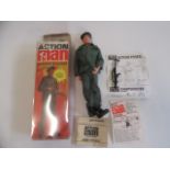 Action Man doll Action Soldier with dark hair, boxed, with machine gun, G (Est. plus 21% premium