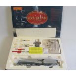 A rare Hornby additional live steam A4 "Silver Link", boxed with accessories, E-M (Est. plus 21%