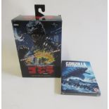 Return of Godzilla figure by Toho and DVD of Godzilla film, both items unopened, M (Est. plus 21%