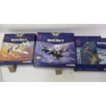 Aviation Archive Junkers JU87, Focke-Wulf 109A and DH Mosquito 1:72 scale, boxed G-E (Est. plus