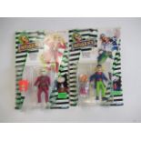 Two Beetlejuice figures comprising Spinhead Beetlejuice and Shish Kebab Beetlejuice in display