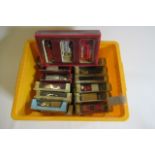 Twenty five Matchbox Models of Yesteryear including vans, buses and vintage cars, all items boxed, G