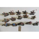 Fifteen Delprado Napoleonic Wars soldiers on horseback, E (Est. plus 21% premium inc. VAT)