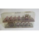 Two Silver Jubilee State Coaches with figures in clear plastic display box, G (Est. plus 21% premium