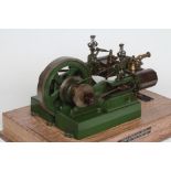 A well engineered double horizontal Tangye Mill Engine, 1/2" scale with two centrifuge regulators,
