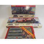 Three Hornby Train Sets comprising R179 Intercity Mail, R1124 Cornish Pullman and R1127 City