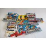 Late Issues Matchbox vehicles including Convoy trucks, London bus and others and ERTL Dick Tracy