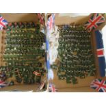 25mm War Gaming figures of the Chin Dynasty soldiers, all items painted on bases, G (Est. plus 21%