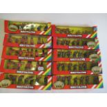 Ten sets of Britains plastic soldiers including Commandos and SAS, all items boxed E (Est. plus