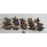 Fifteen Delprado Napoleonic Wars soldiers on horseback, E (Est. plus 21% premium inc. VAT)