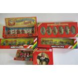 Britains Modern Issues soldiers comprising Blackwatch, Beefeaters, Lifeguard, British Infantry and