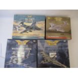 Aviation Archive H.P. Victor, Vulcan B2, both 1:144 scale, Buccaneer MK2b, and Gloster Meteor 1:72