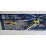 Radio controlled helicopter with camera, boxed, some use, G (Est. plus 21% premium inc. VAT)