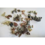 Plastic zoo animals by unknown maker, F-G (Est. plus 21% premium inc. VAT)