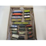 Lima Class 59 ARC locomotive and twenty two cement wagons by Bachmann, Hornby and Wrenn, one wagon