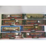 Eight Eddie Stobart trucks by Corgi and others, boxes G-F, models G-E (Est. plus 21% premium inc.