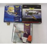 Aviation Archive Hawker Typhoon, Hurrican MK1 and P51A 1:72 scale, boxed, G-E (Est. plus 21% premium