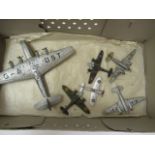 Dinky Aircraft including Blenheim Bomber, Hawker Tempest, Airspeed Envoy and Ensign Air Liner, F-