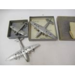 Dinky Aircraft comprising boxed Whitley Bomber 60v, boxed Whitworth Ensign 62p and unboxed Empire
