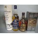 One bottle Royal Lochnagar 12 year old single highland malt whisky, in tube, together with a boxed