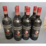 Seven bottles comprising six 1984 and one 1983 Campogiovannio, 1984, Brunello di Montalcino, San