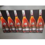 Six bottles Remy Martin VSOP fine champagne cognac, boxed (Est. plus 21% premium inc. VAT)