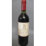 One bottle Grand vin de Chateau Latour, 1982, premier grand cru classe, Pauillac (Est. plus 21%