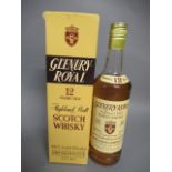 One bottle Glenury-Royal 12 year old Highland malt whisky, boxed (Est. plus 21% premium inc. VAT)