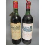 Two bottles of Chateau Calon-Segur, 1966 and 1968, grand cru classe, Saint Estephe (Est. plus 21%
