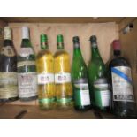 Thirteen bottles of wine, including two Black Tower Pinot Grigio, two Impression Piesporter, one