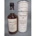One bottle Balvenie 17 year old New Wood limited release single malt whisky, in tube (Est. plus