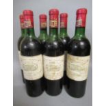 Six bottles Chateau Margaux, 1969, premier grand cru classe (Est. plus 21% premium inc. VAT)