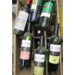 Eleven bottles of French 2012 vintage wine, comprising seven Crusan Grenache Merlot, two Crusan