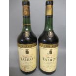 Two bottles Chateau Talbot, 1966, Cordier, grand cru classe, Julien, Medoc (Est. plus 21% premium