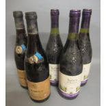 Three bottles Barbera del Monferrato, 1988, Marchesi Di Barolo, together with two bottles Barolo,
