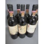 Seven bottles Poggio Rosso, 1985, Chianti Classico, San Felice (Est. plus 21% premium inc. VAT)